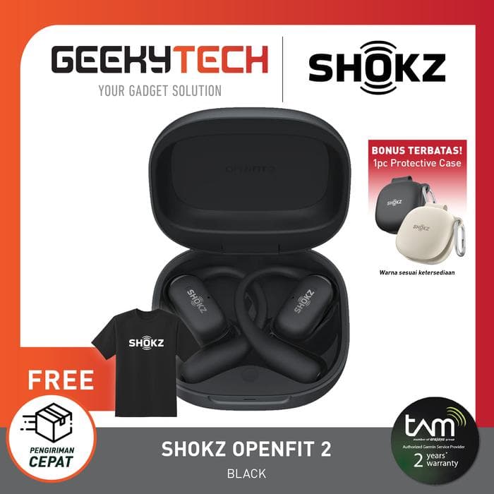 Shokz Openfit 2 - Open Ear Earphone - Garansi Resmi TAM