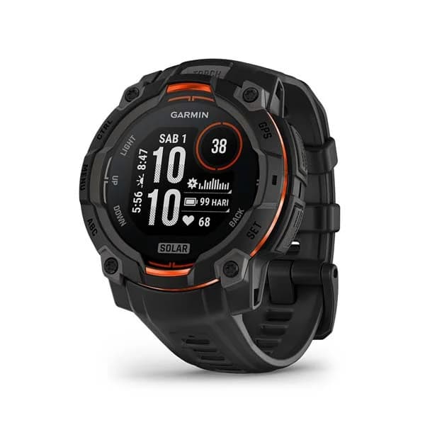 Garmin Instinct 3 SOLAR GPS Smartwatch - Garansi RESMI TAM